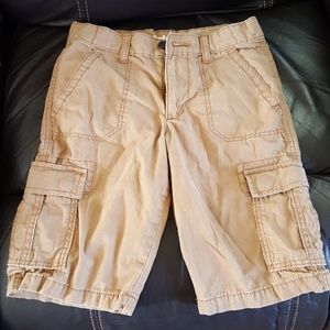 NWOT Boys Khaki Cargo Shorts